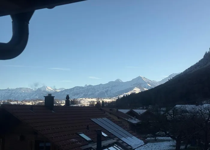 公寓 Winterzeit Near Interlaken Thun Spiez Kandersteg Wimmis